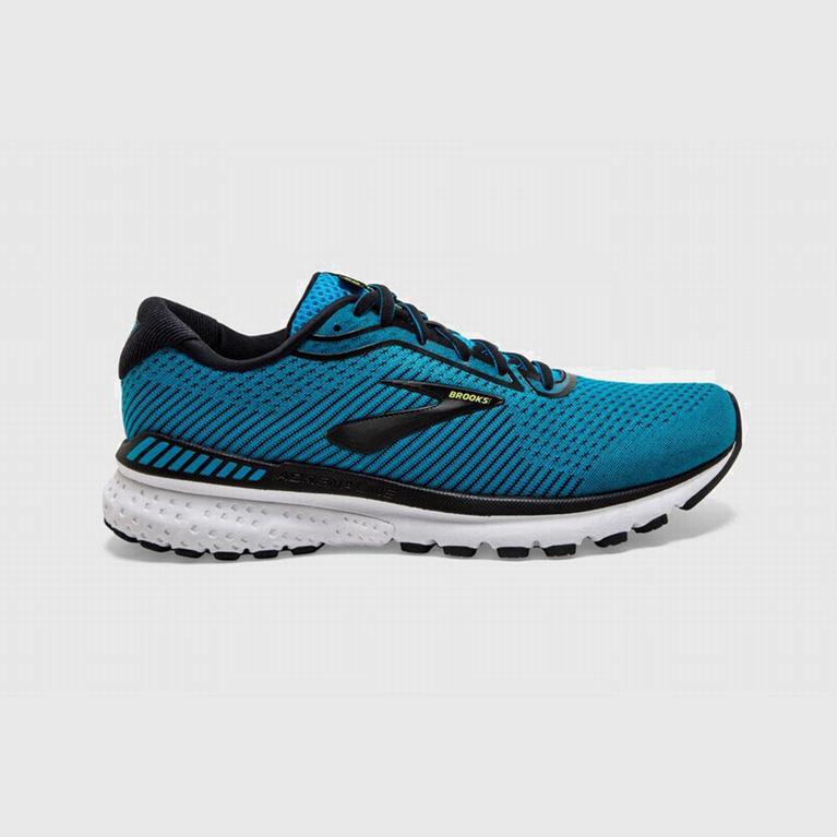 Brooks Adrenaline Gts 20 - Zapatillas Running Asfalto Hombre - Negras / Azules (ZH7430185)